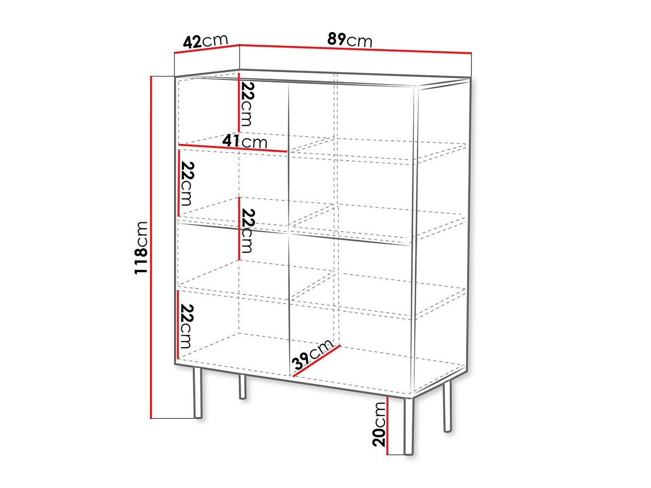 Szekrény Venophu 106