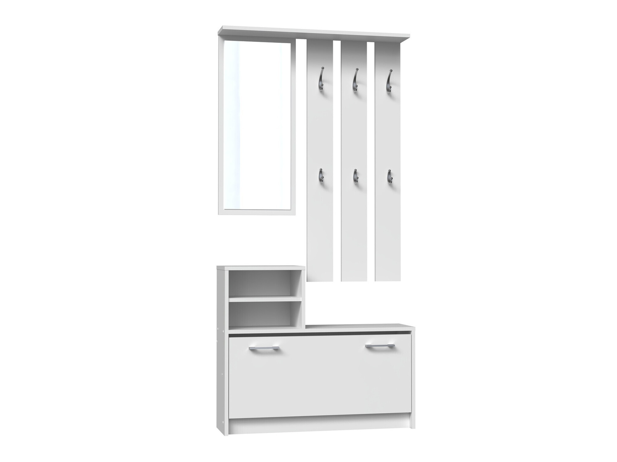 Előszoba garnitúra Mandeville 144 (Fehér)