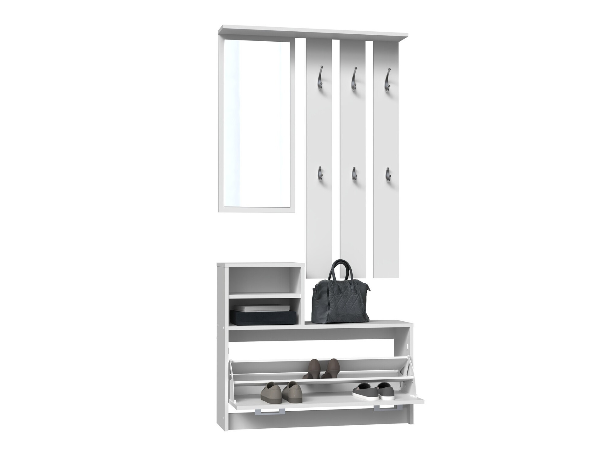 Előszoba garnitúra Mandeville 144 (Fehér)