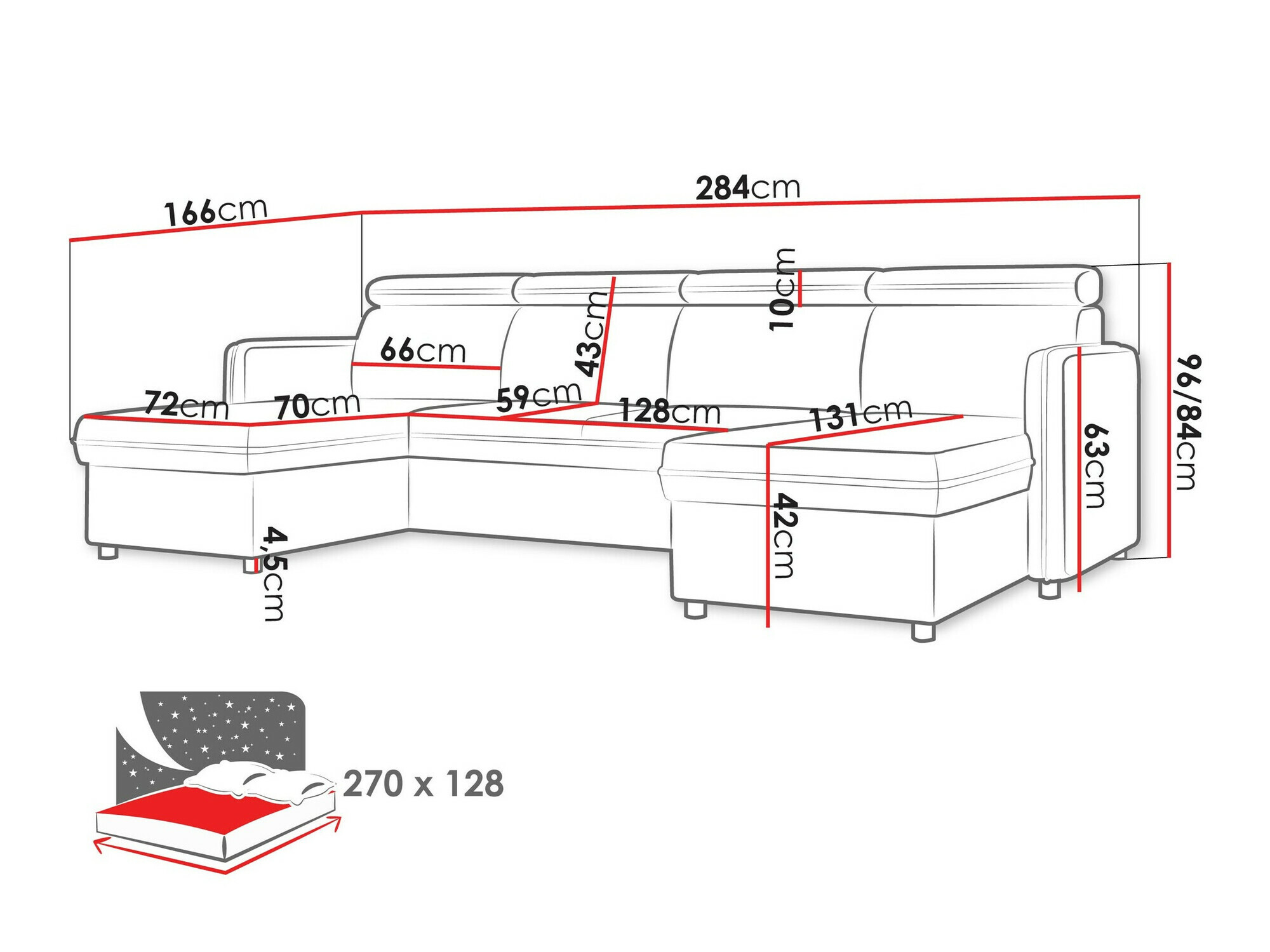 Sarokkanapé Temple 130 (Enjoy New 24)