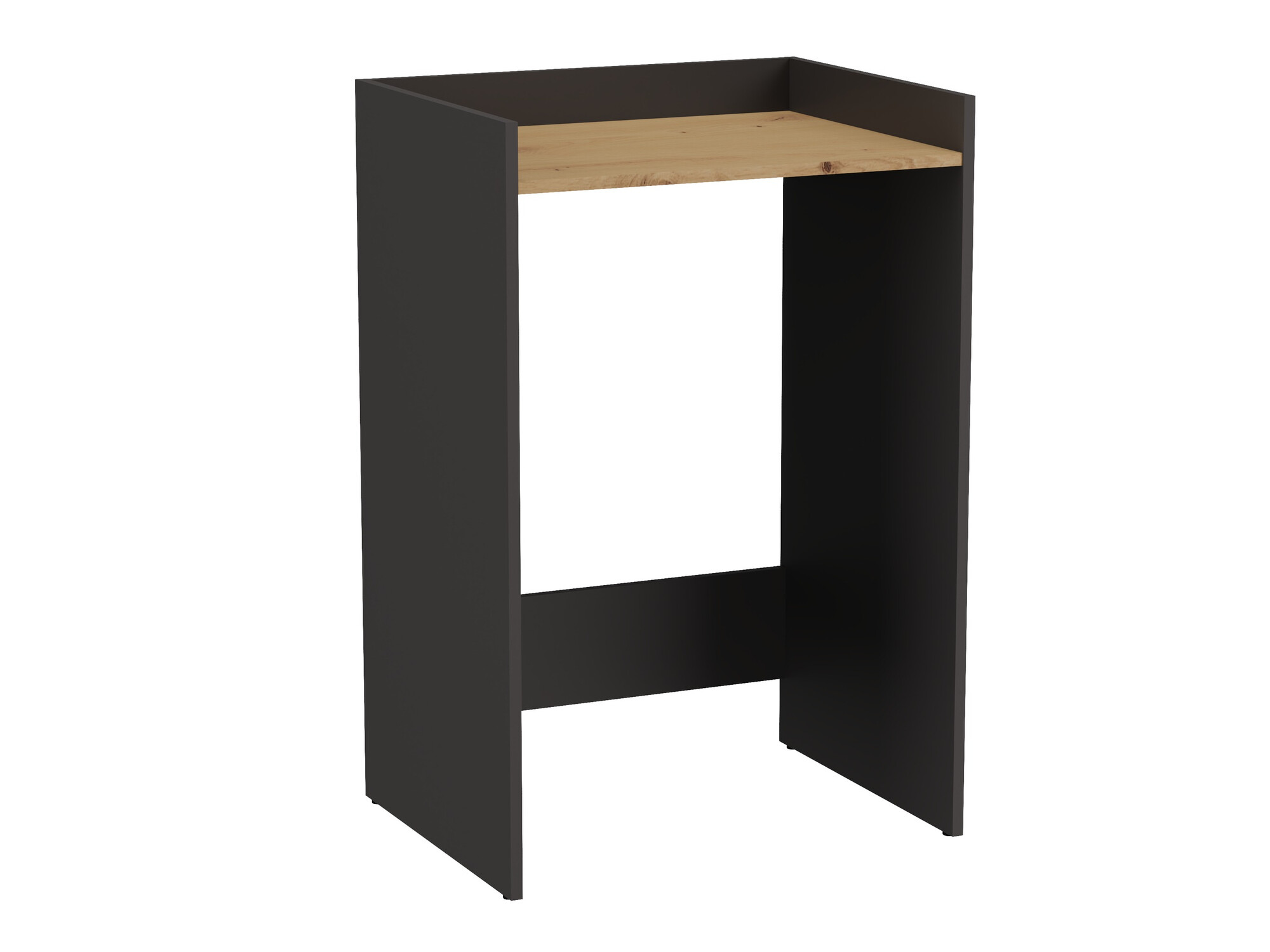 Álló fürdőszoba szekrény Balelbo 102 (Antracit + Artisan tölgy)