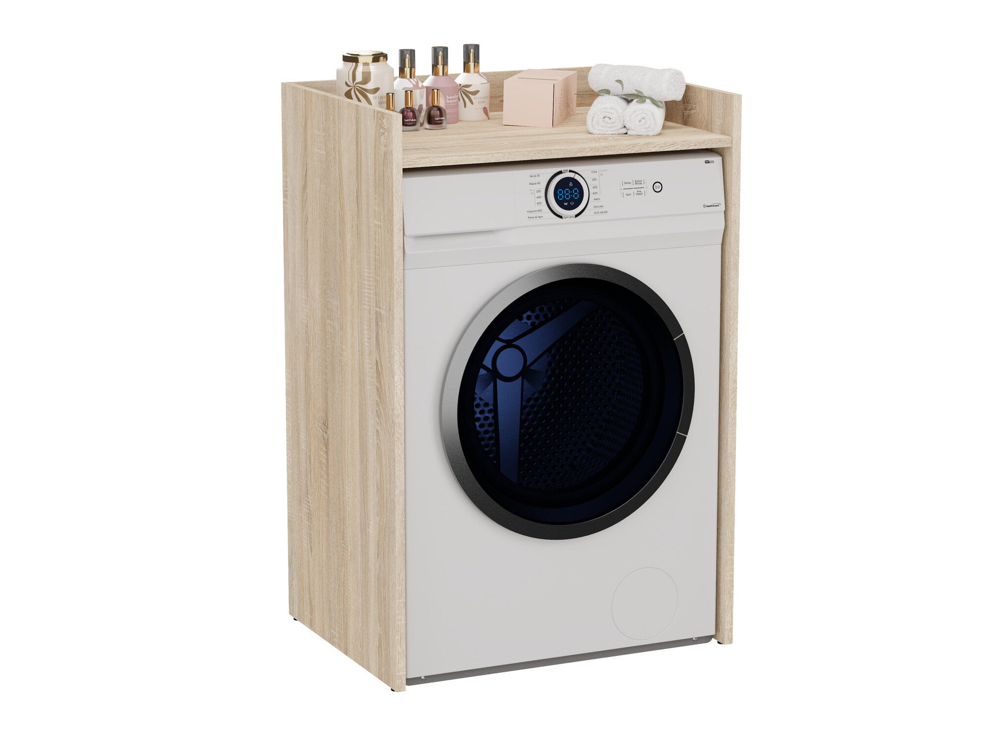 Álló fürdőszoba szekrény Balelbo 102 (Sonoma tölgy)