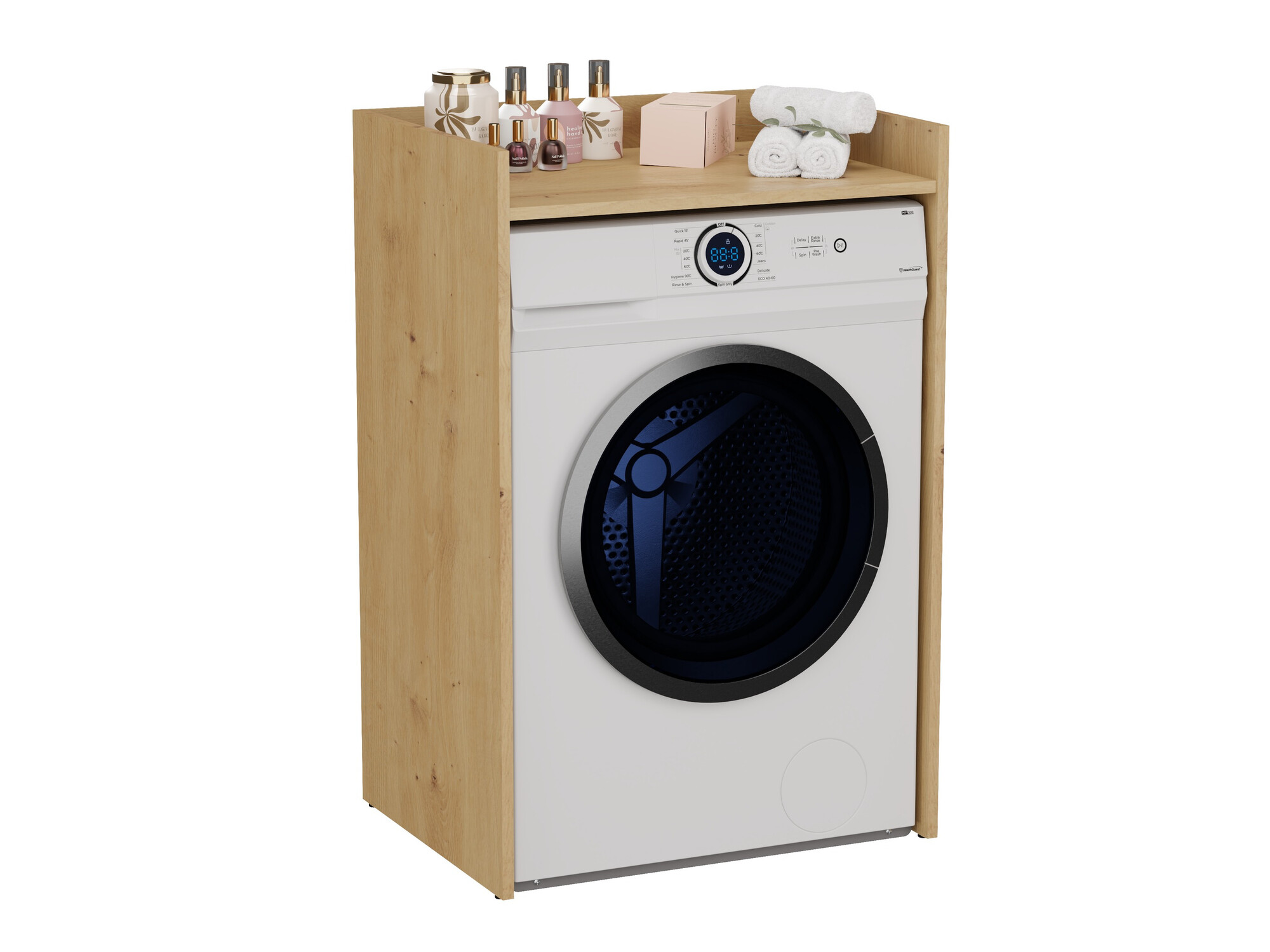 Beépített fürdőszoba szekrény Balelbo 102 (Artisan tölgy)