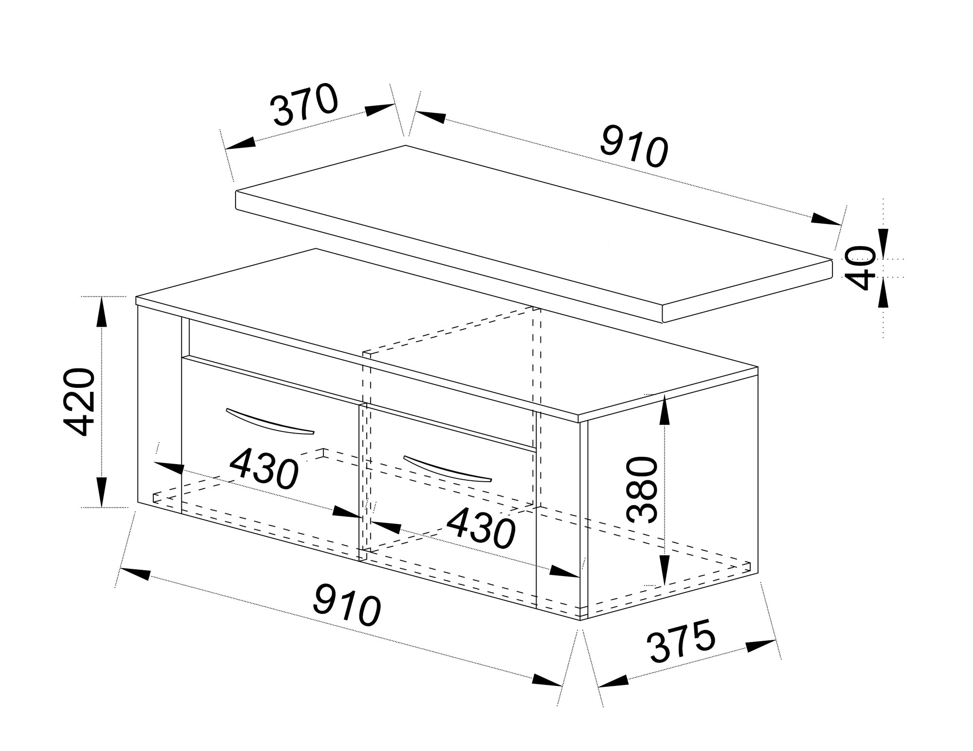 Cipőtároló Melelma 104