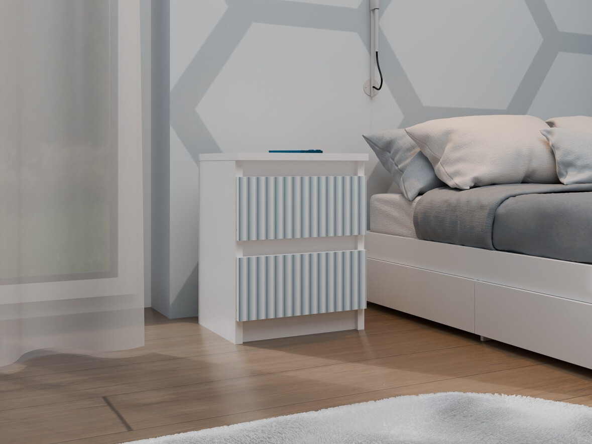 Éjjeliszekrény Mortore 103 (Kék)