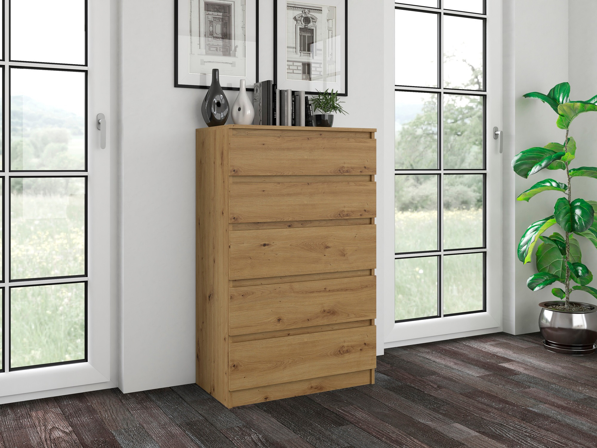 Komód Elbvelu 104 (Artisan tölgy)