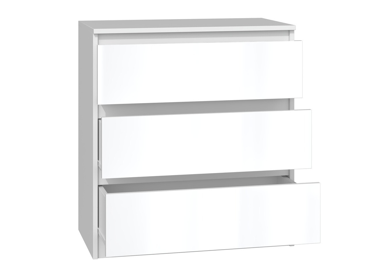 Komód Elbvelu 106 (Fényes fehér)