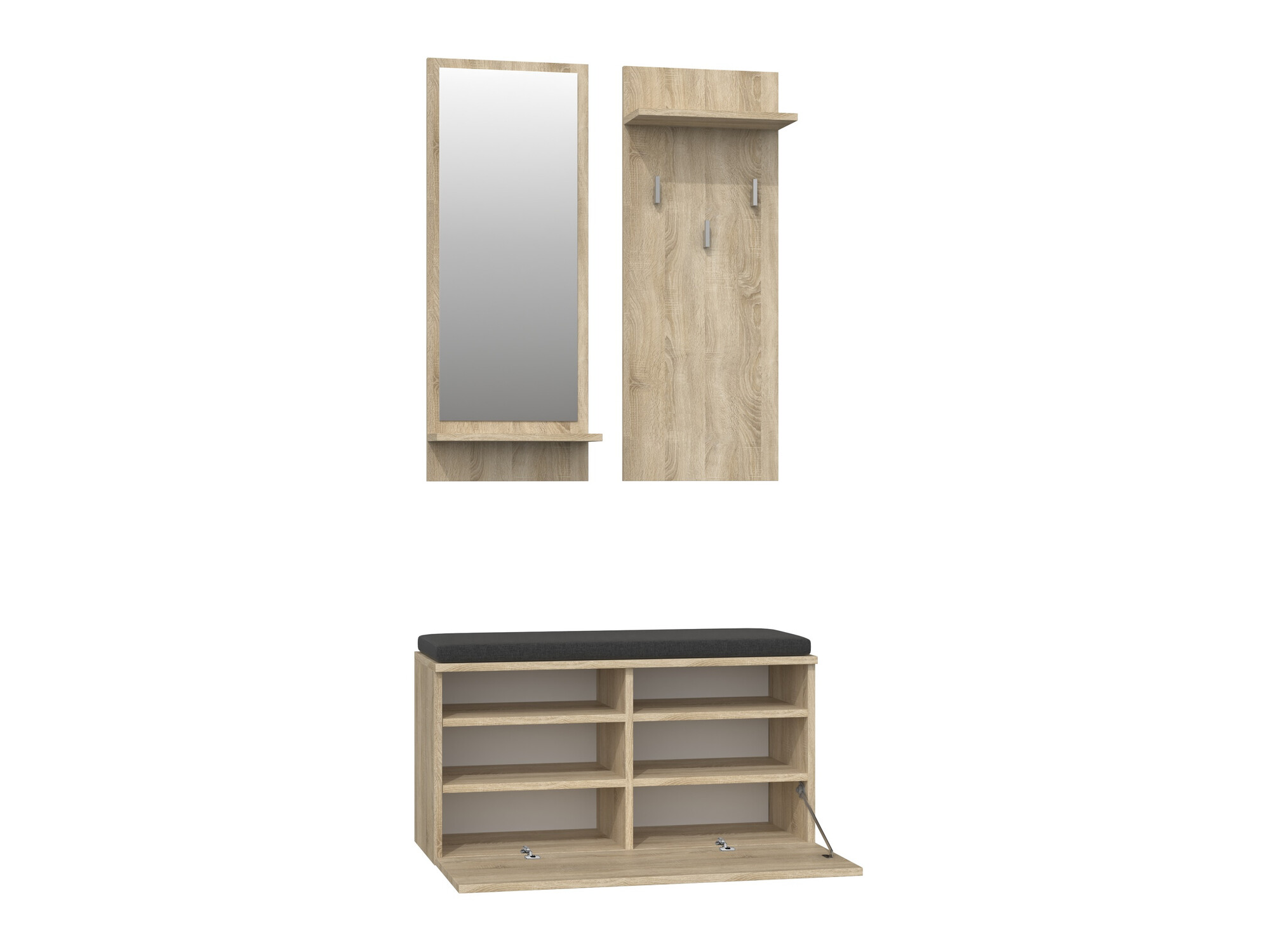 Előszoba garnitúra Mandeville 190 (Sonoma tölgy)