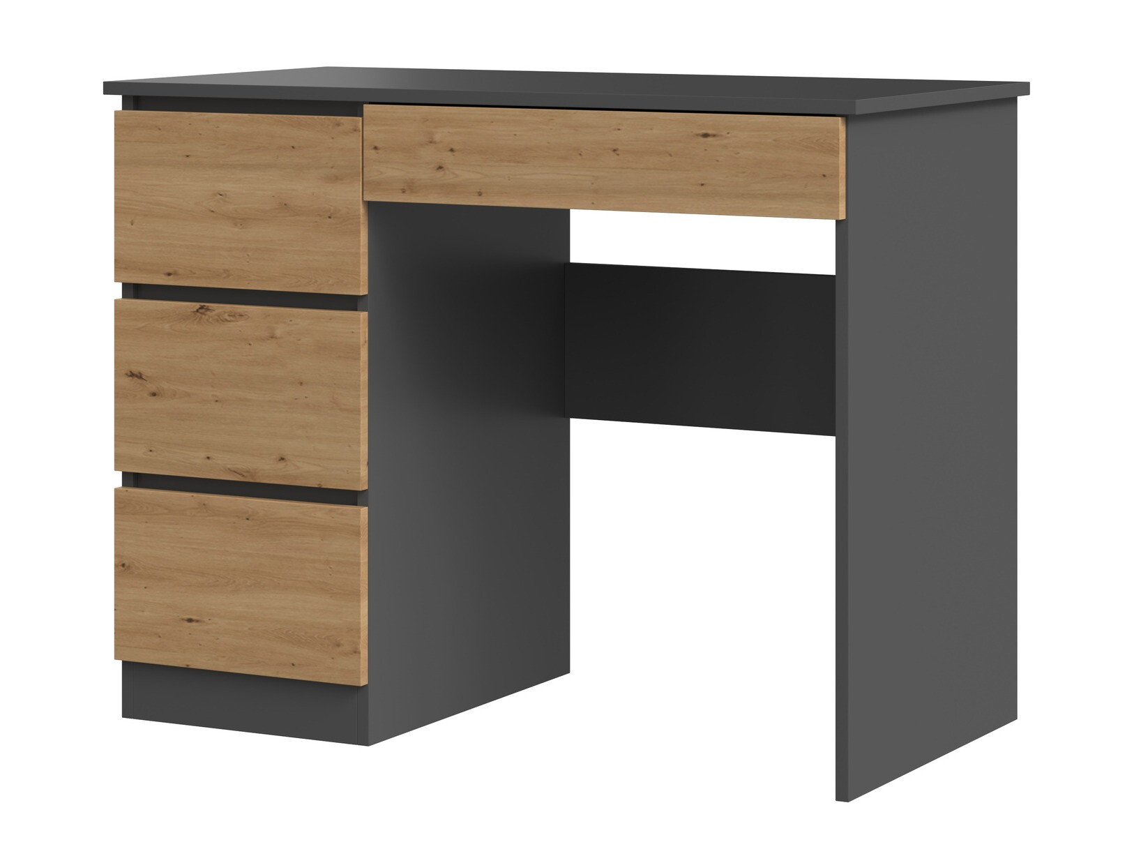 Íróasztal Elbvelu 108 (Antracit + Artisan tölgy)