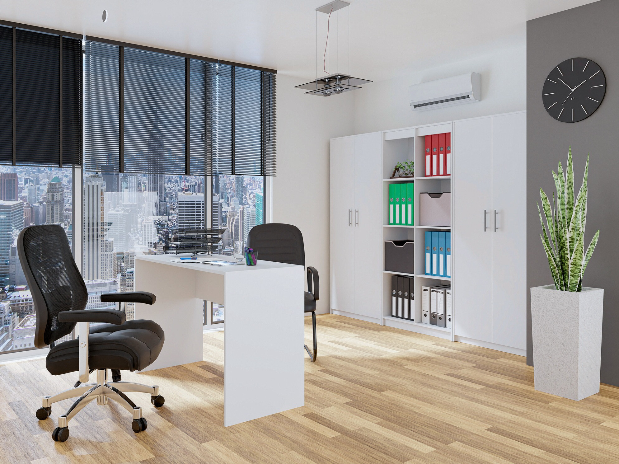 Könyvespolc Mandeville 196 (Fehér)