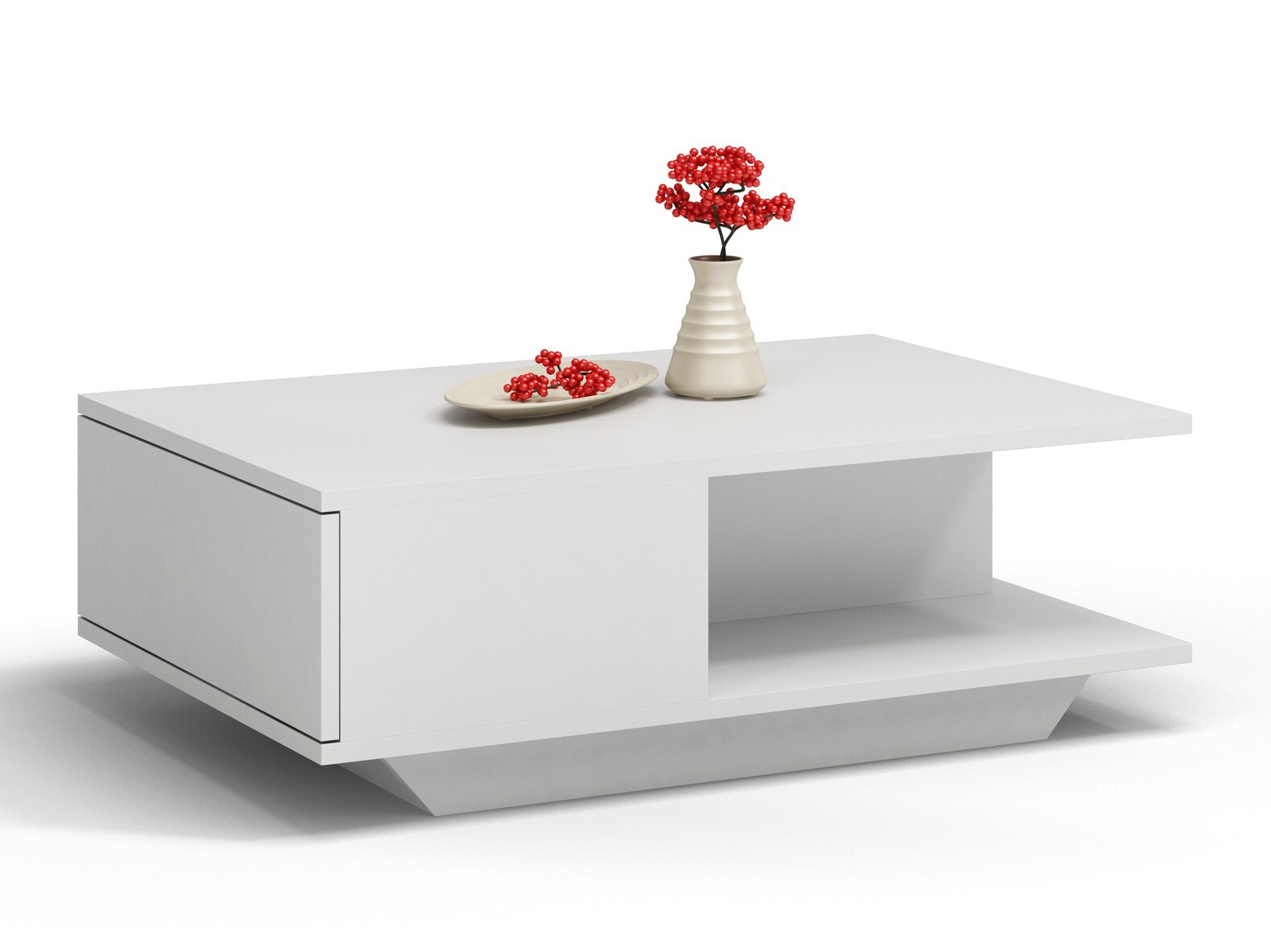 Dohányzóasztal Mandeville 205 (Fehér)