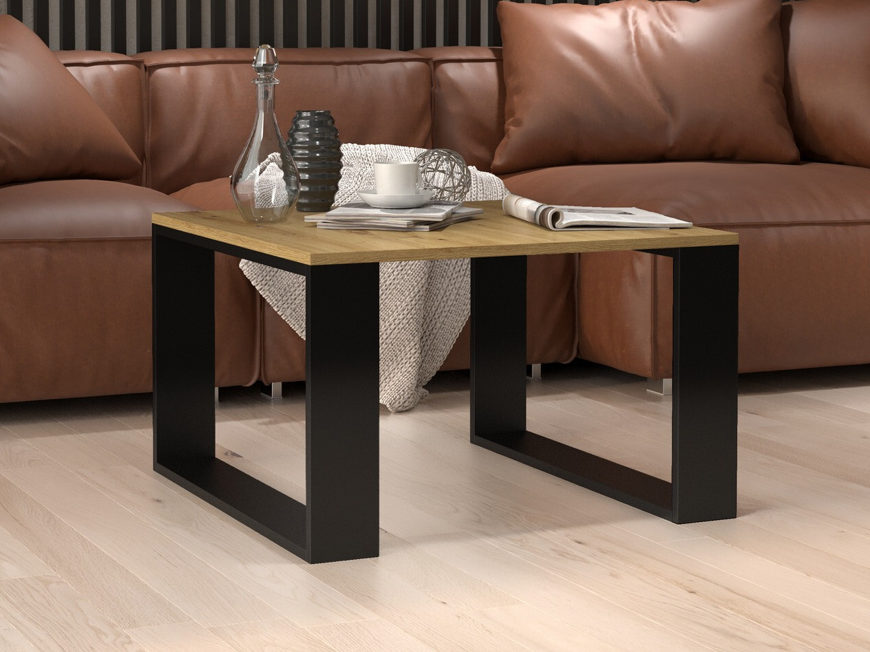 Dohányzóasztal Mandeville 215 (Artisan tölgy + Fekete)