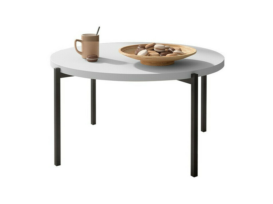 Dohányzóasztal Providence 176 (Fehér + Fekete)