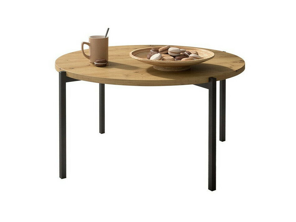 Dohányzóasztal Providence 180 (Artisan tölgy + Fekete)