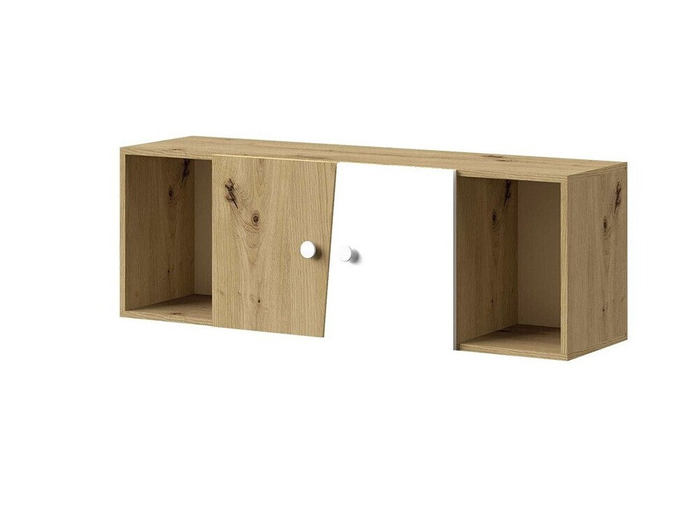 Fali szekrény Almira 112 (Artisan tölgy + Fehér)