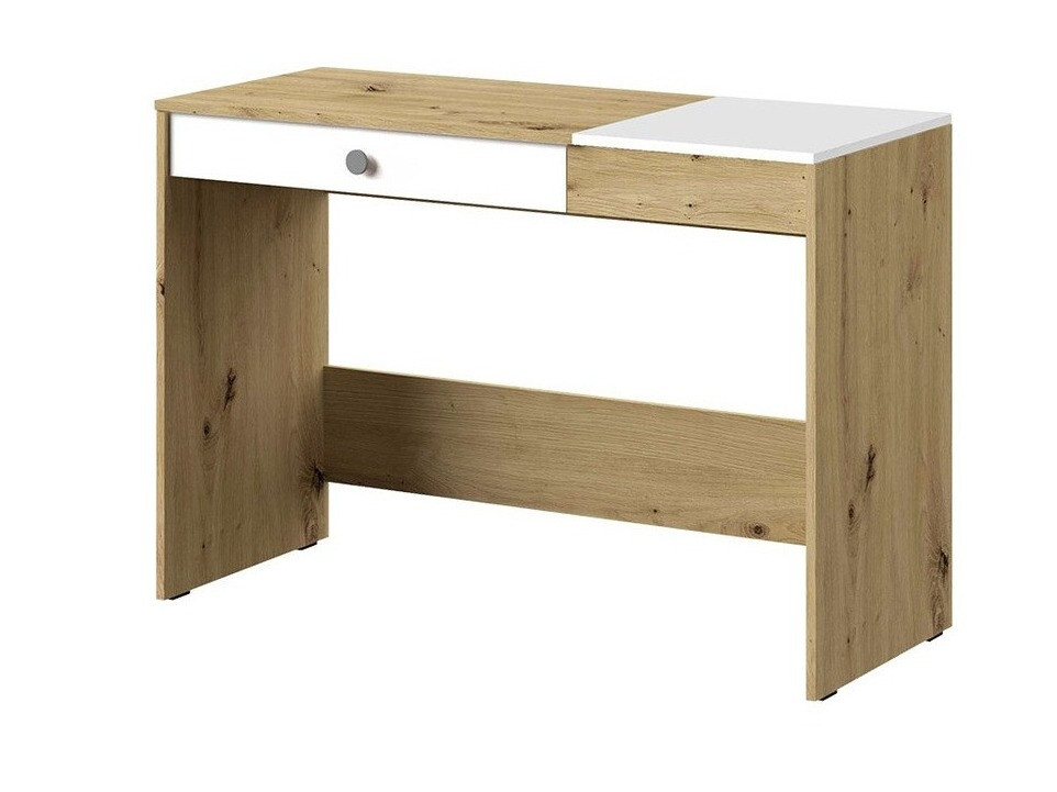 Íróasztal Almira 109 (Artisan tölgy + Fehér + Szürke)