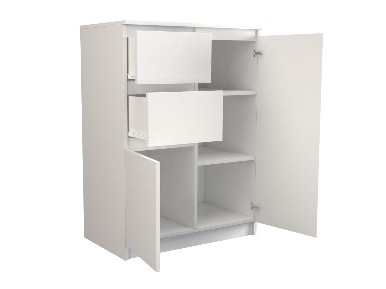 Komód Elbvelu 111 (Fehér)