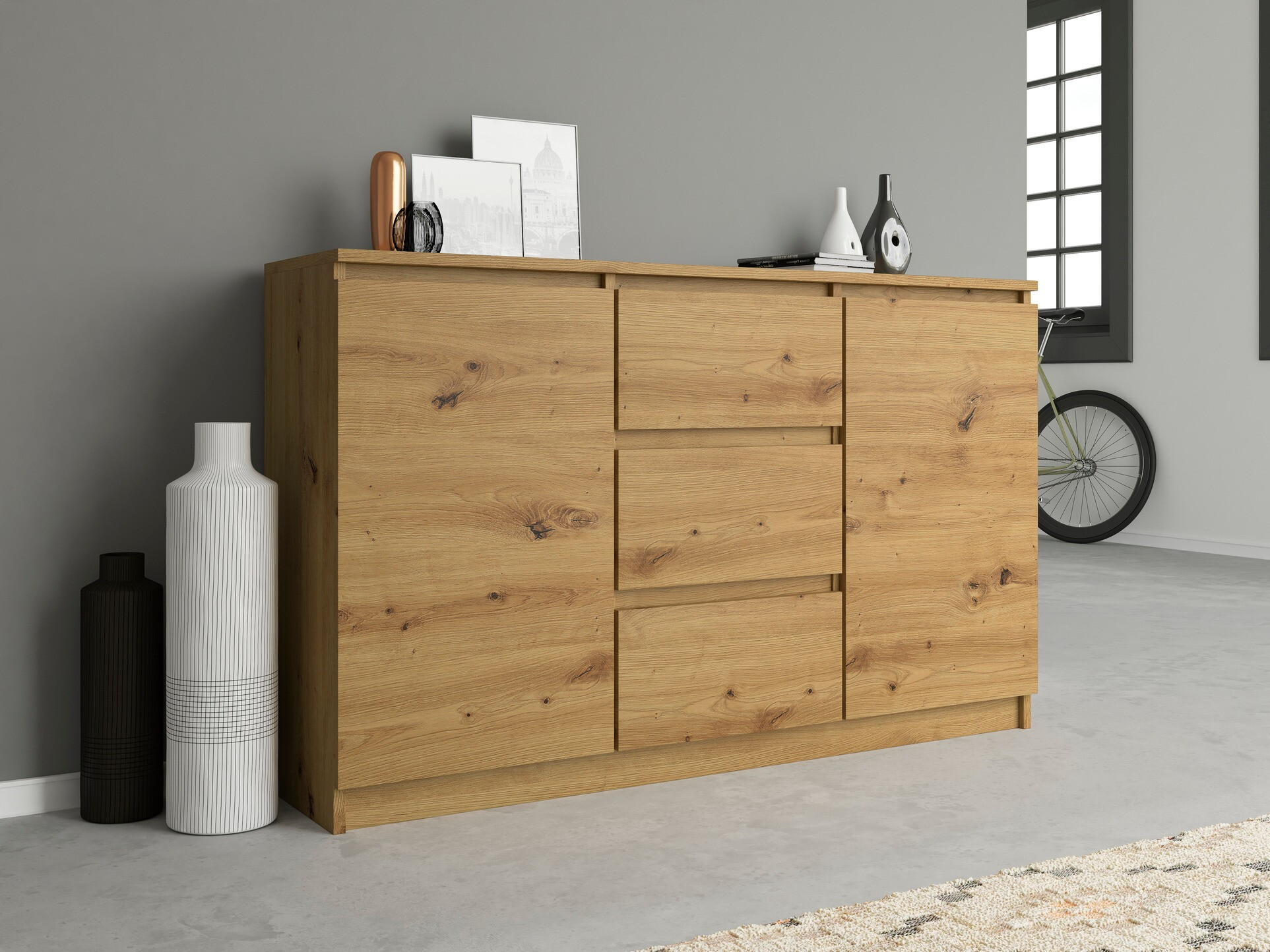 Komód Elbvelu 112 (Artisan tölgy)