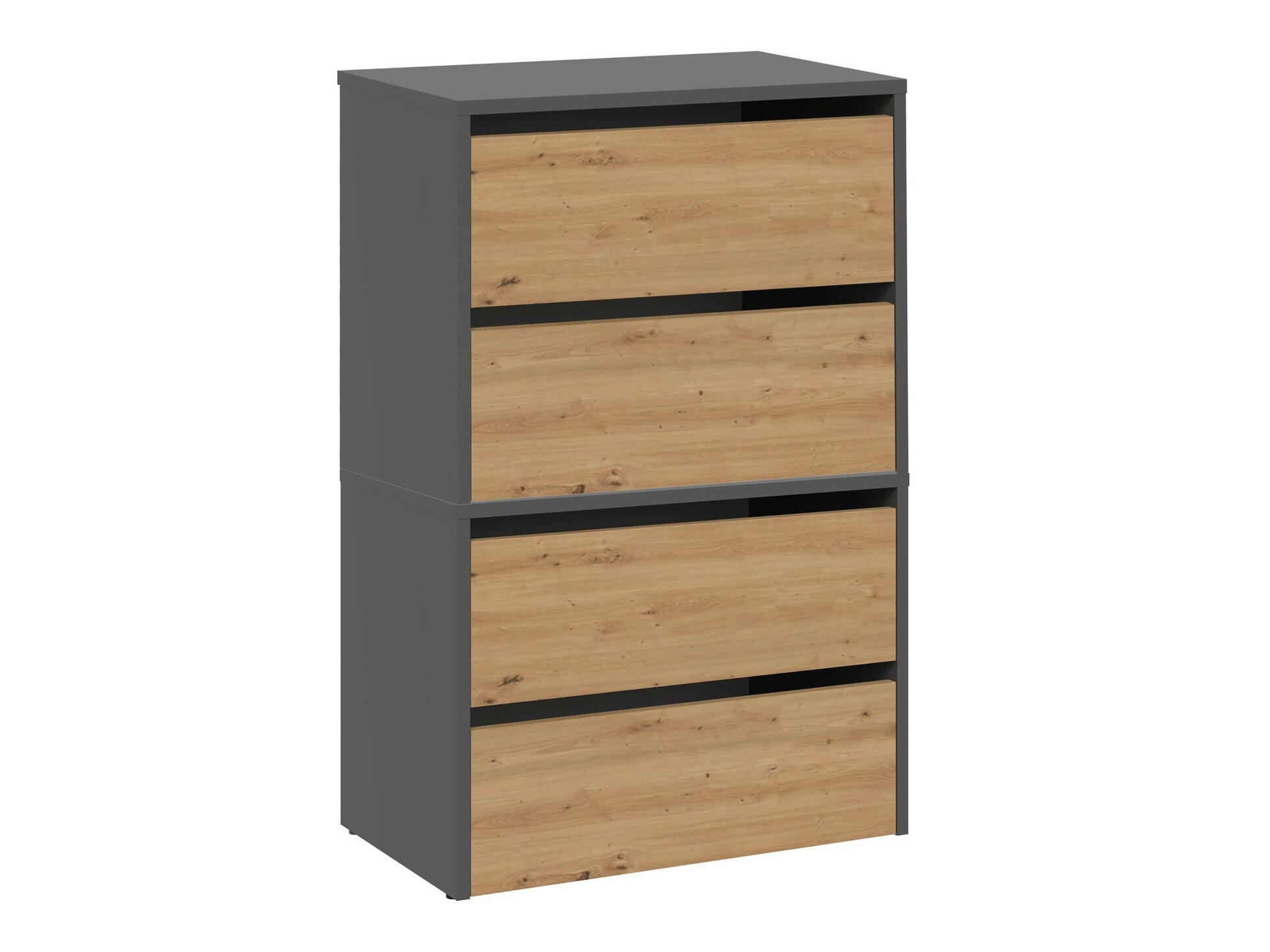 Cipőtároló Mandeville 223 (Antracit + Artisan tölgy)