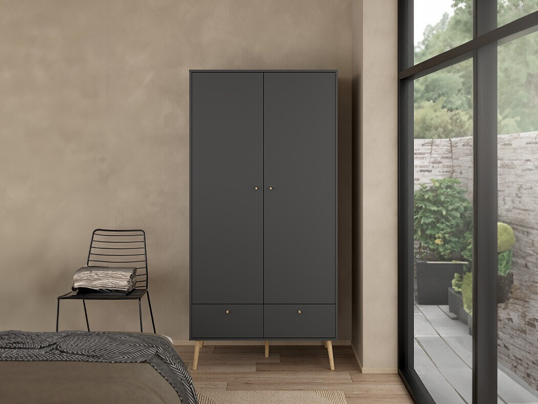 Gardróbszekrény Tustin Y108 (Szürke)