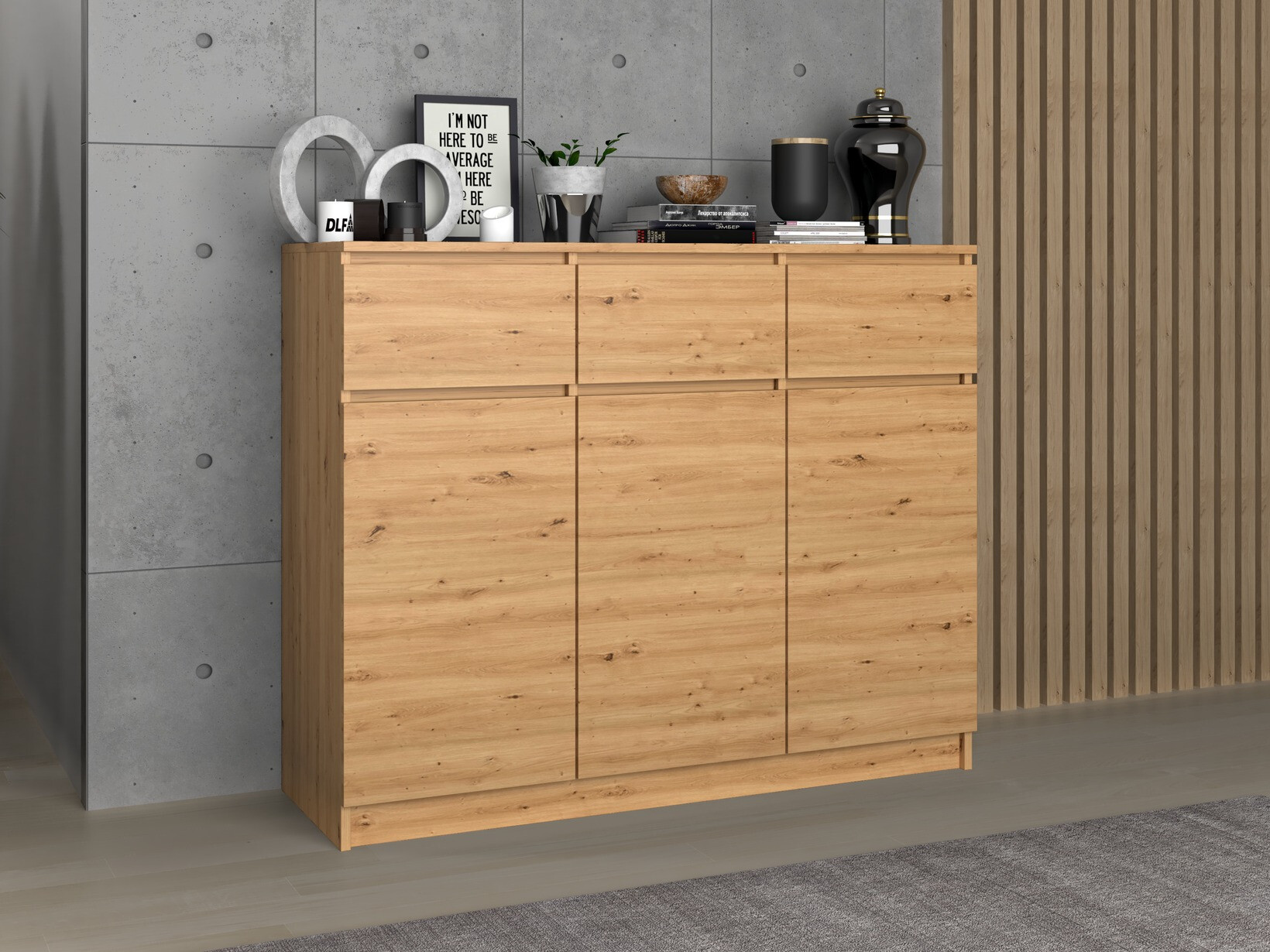 Komód Elbvelu 115 (Artisan tölgy)