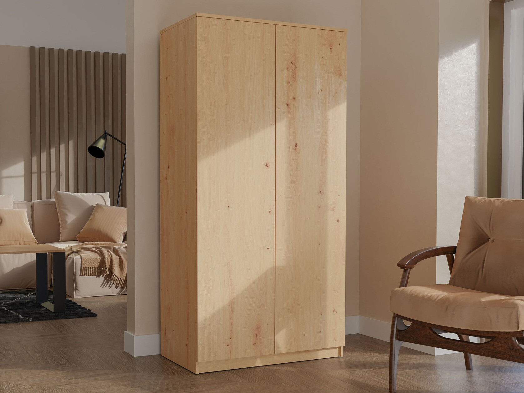 Gardróbszekrény Elbvelu 117 (Artisan tölgy)