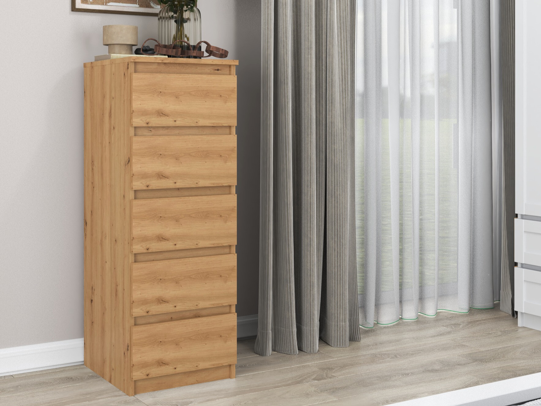 Komód Elbvelu 121 (Artisan tölgy)