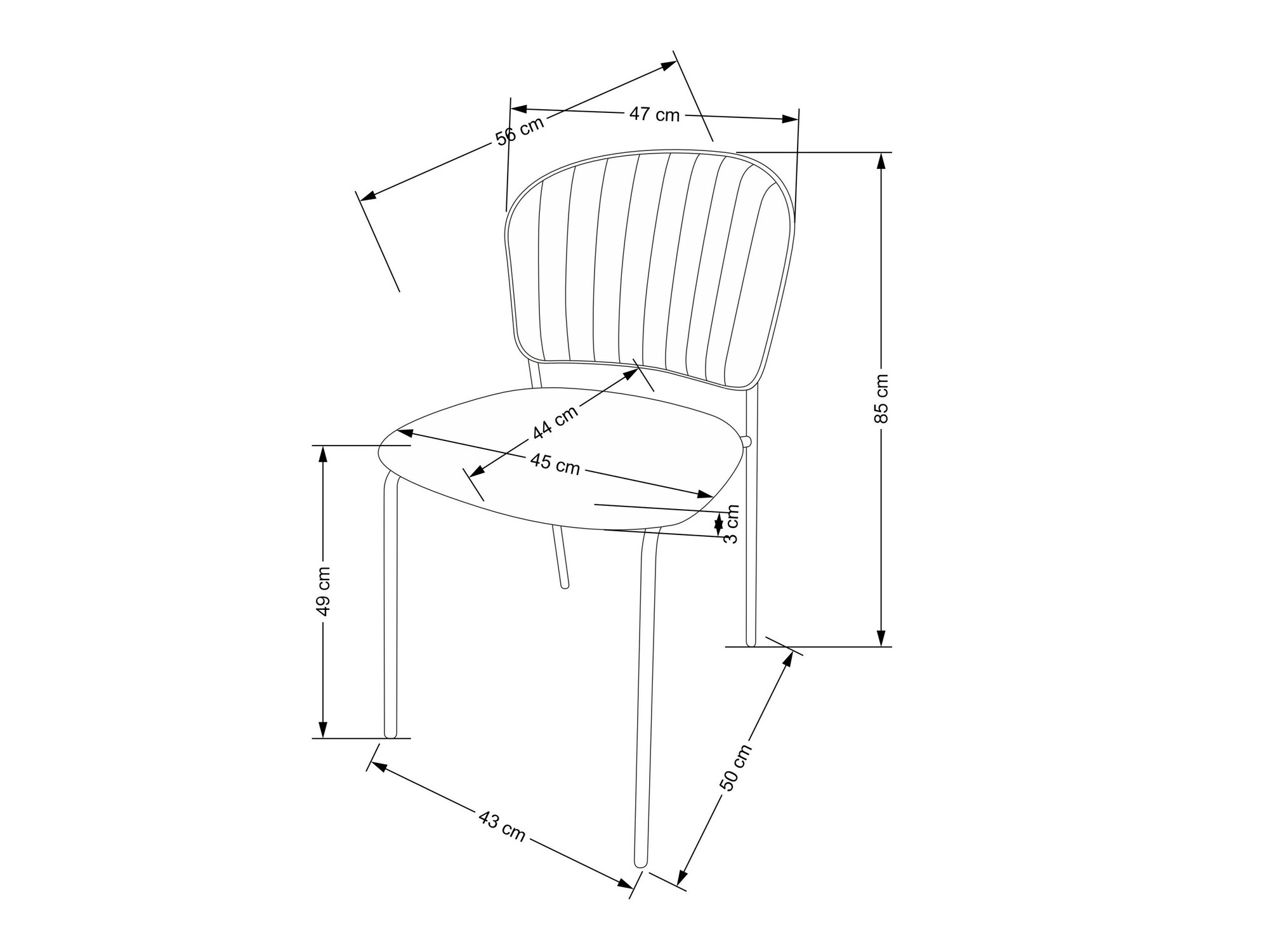Szék Houston 1640 (Bézs)