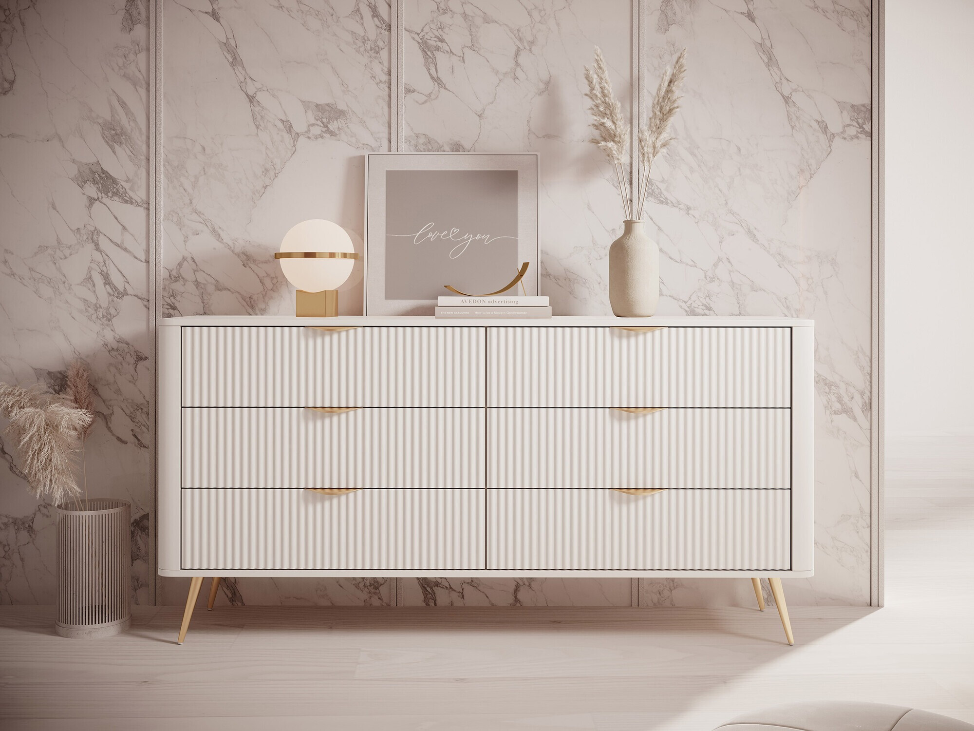 Komód Lectum II (Bézs)