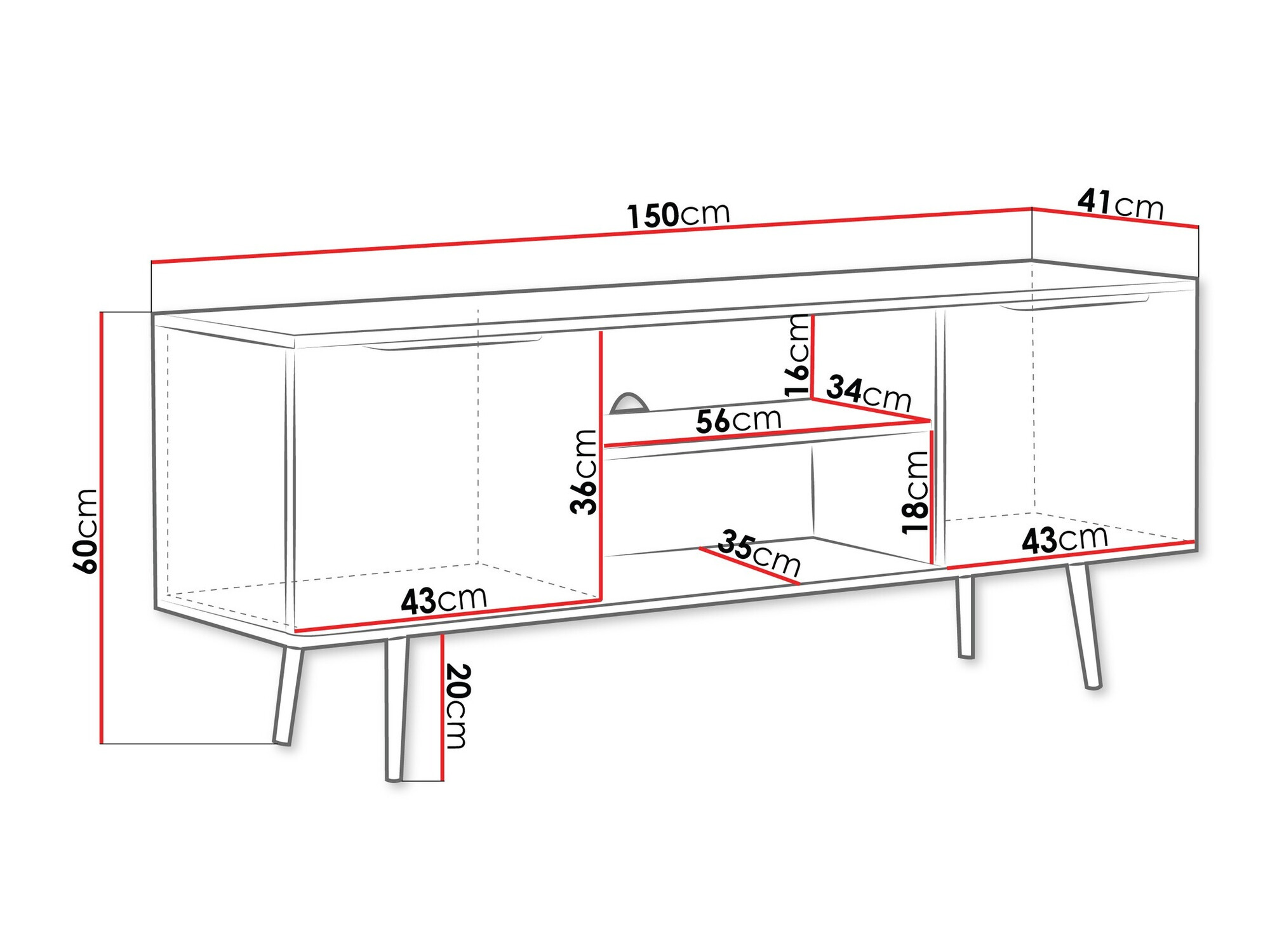 TV-állvány Livetre 101