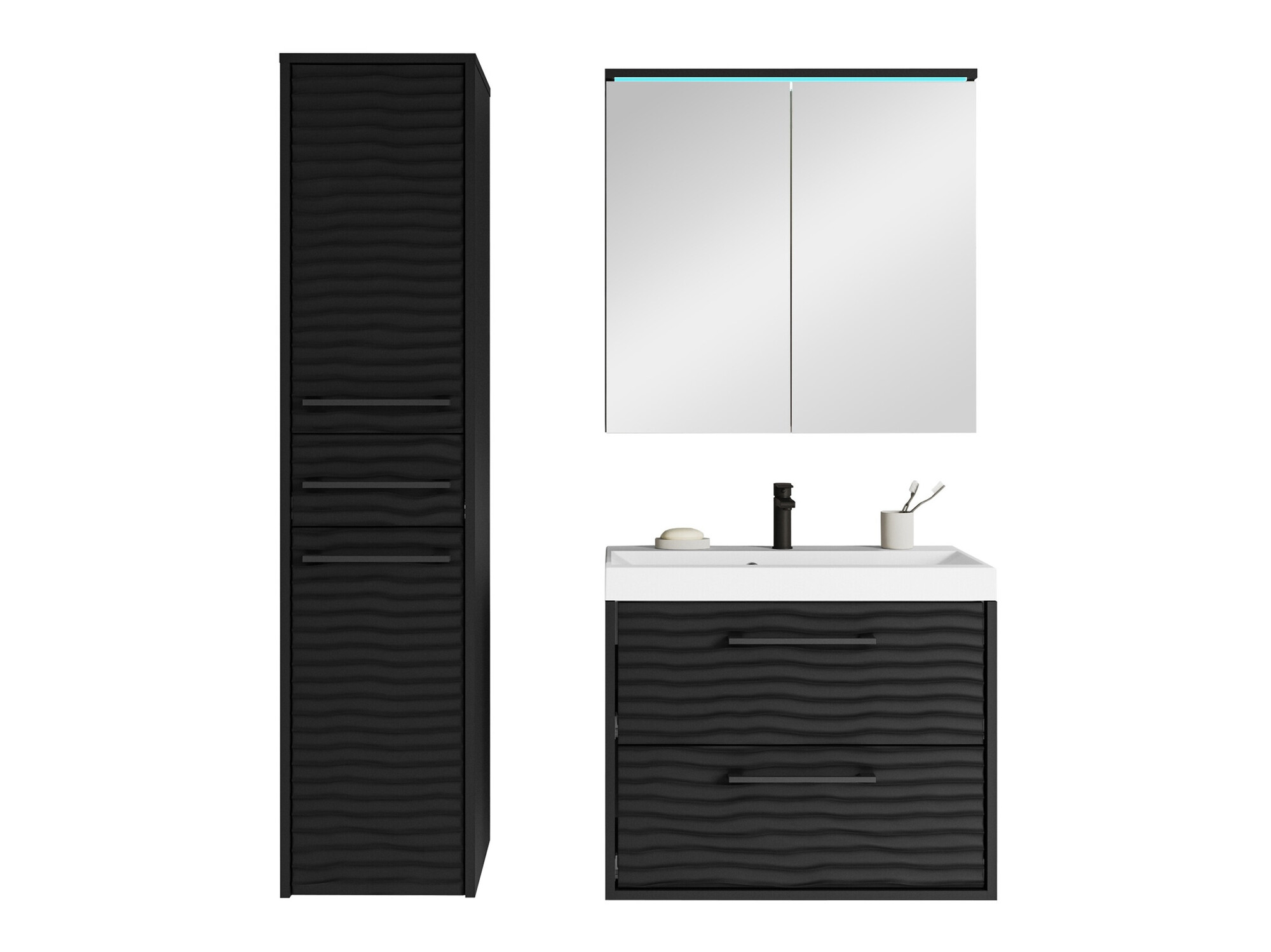 Fürdőszobai garnitúra Sarasota 173 (Grafit)