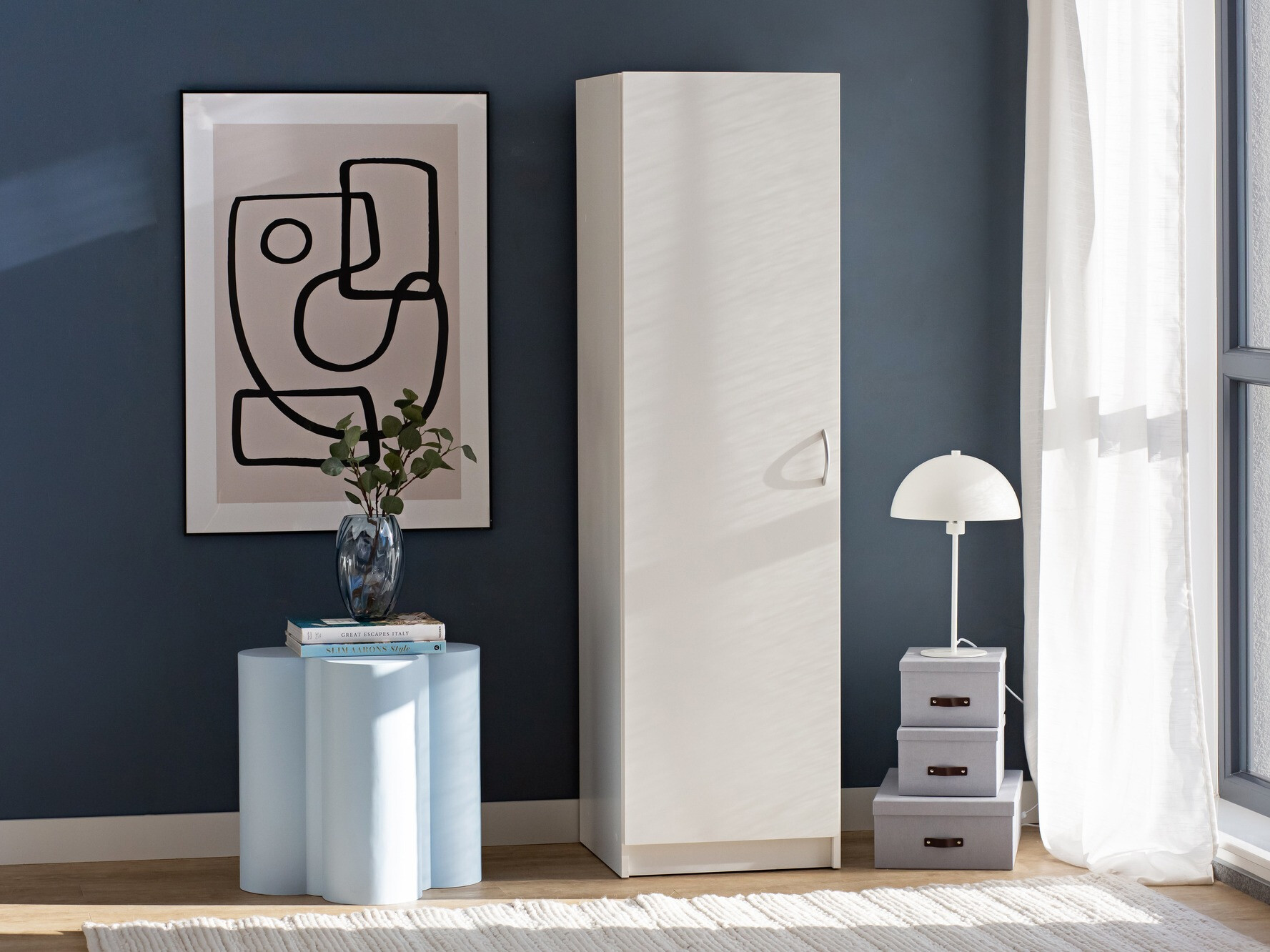 Gardróbszekrény Bristol 197 (Fehér)