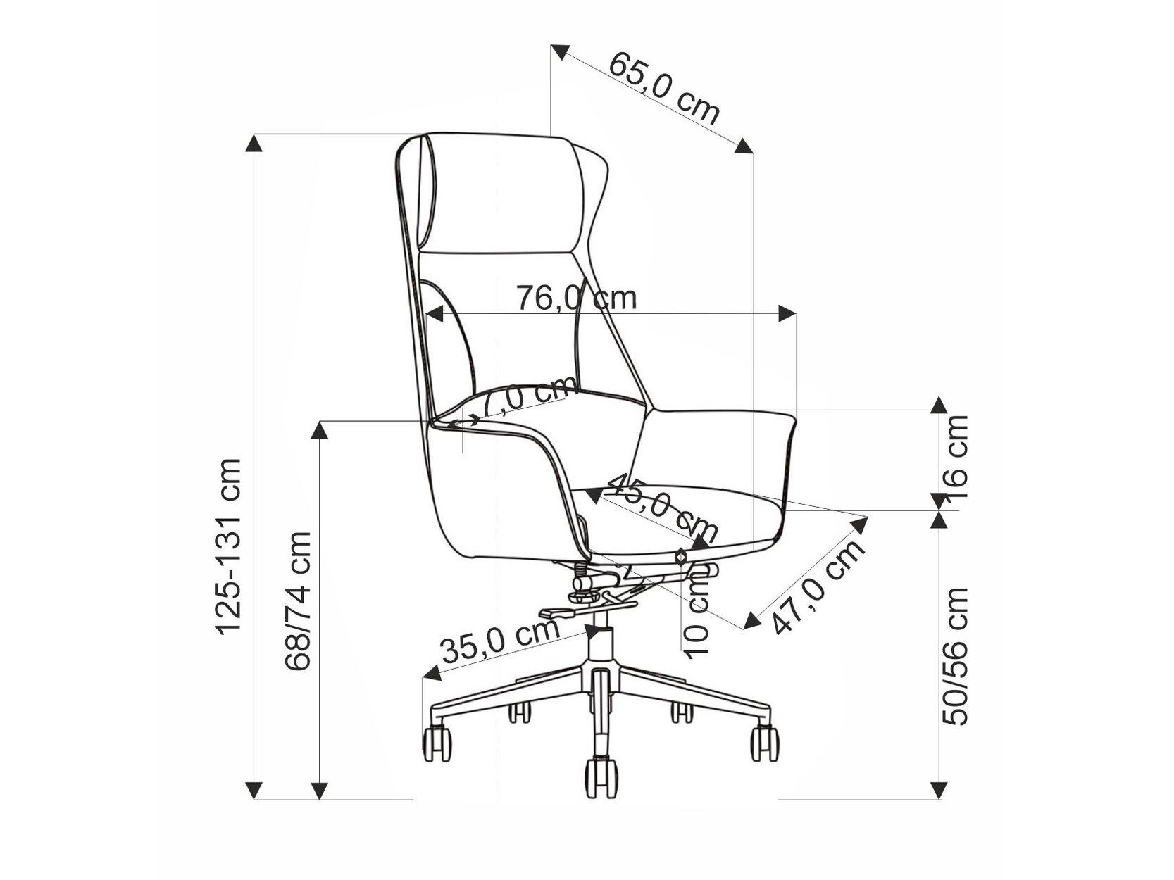 Irodai szék Houston 1655