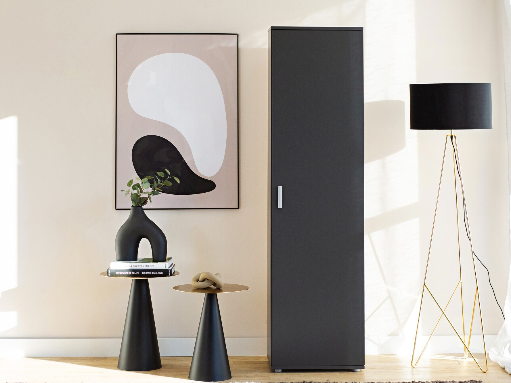 Könyvespolc Bristol 200 (Antracit)