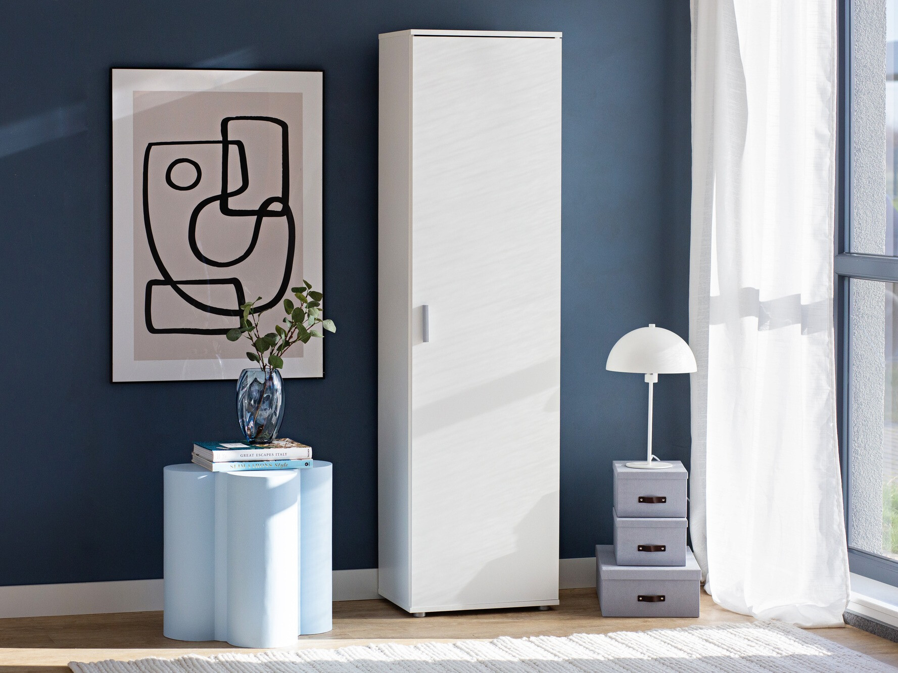 Könyvespolc Bristol 200 (Fehér)