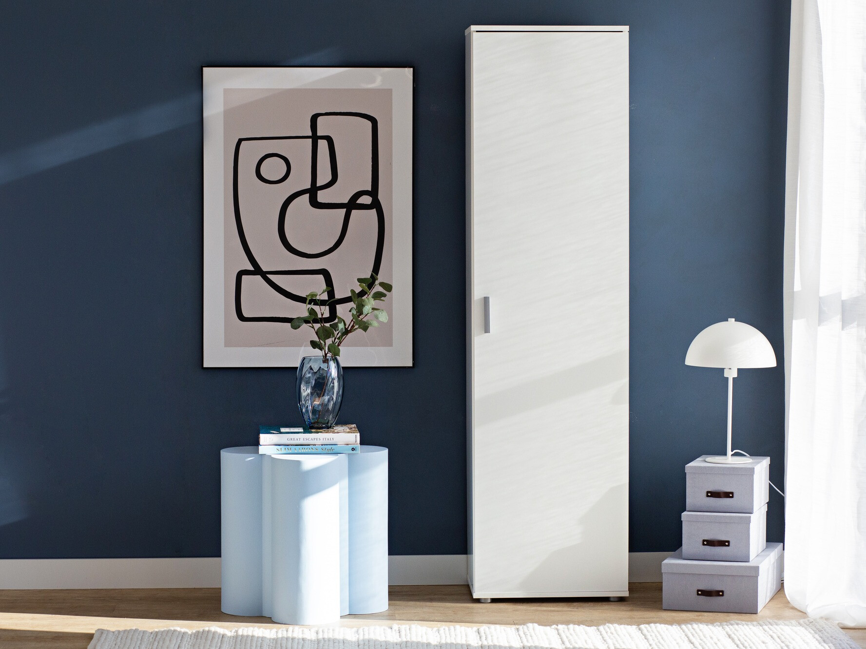 Könyvespolc Bristol 200 (Fehér)