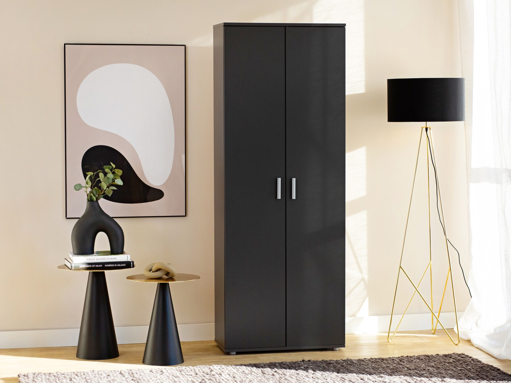 Könyvespolc Bristol 201 (Antracit)