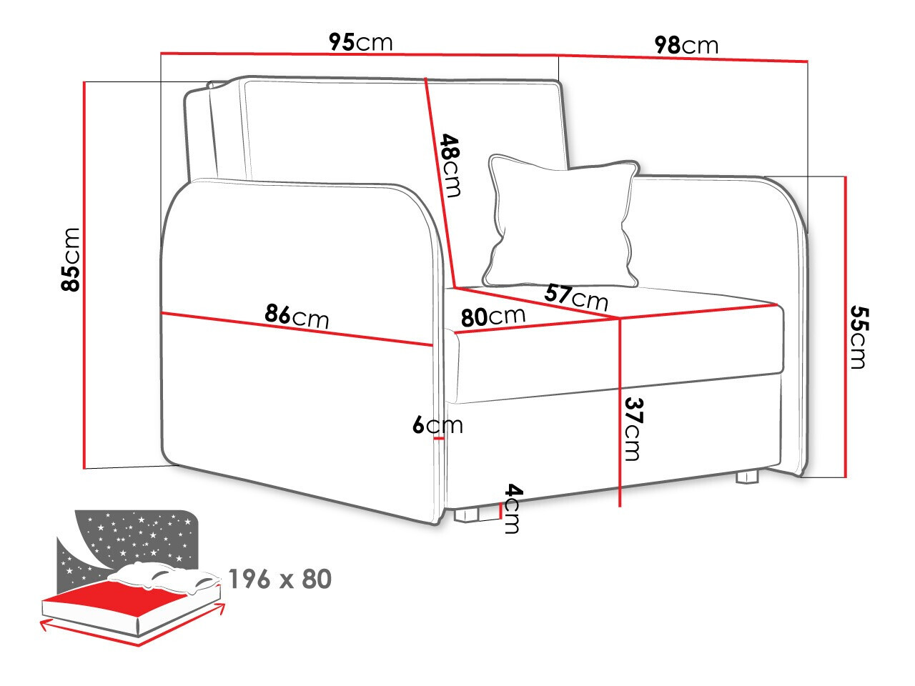 Fotel Columbus 125 (Again 80)