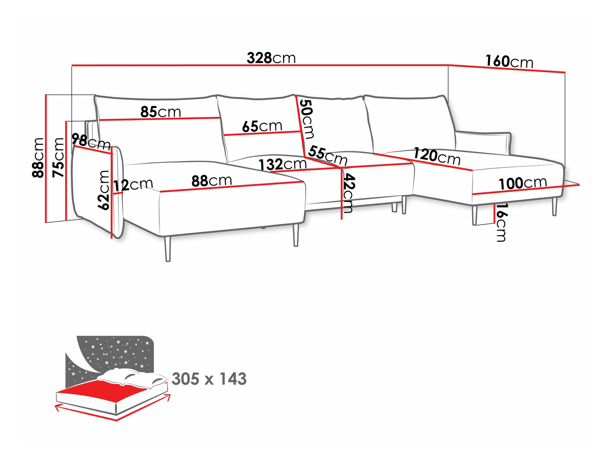 Sarokkanapé Columbus 223 (Velo 633)