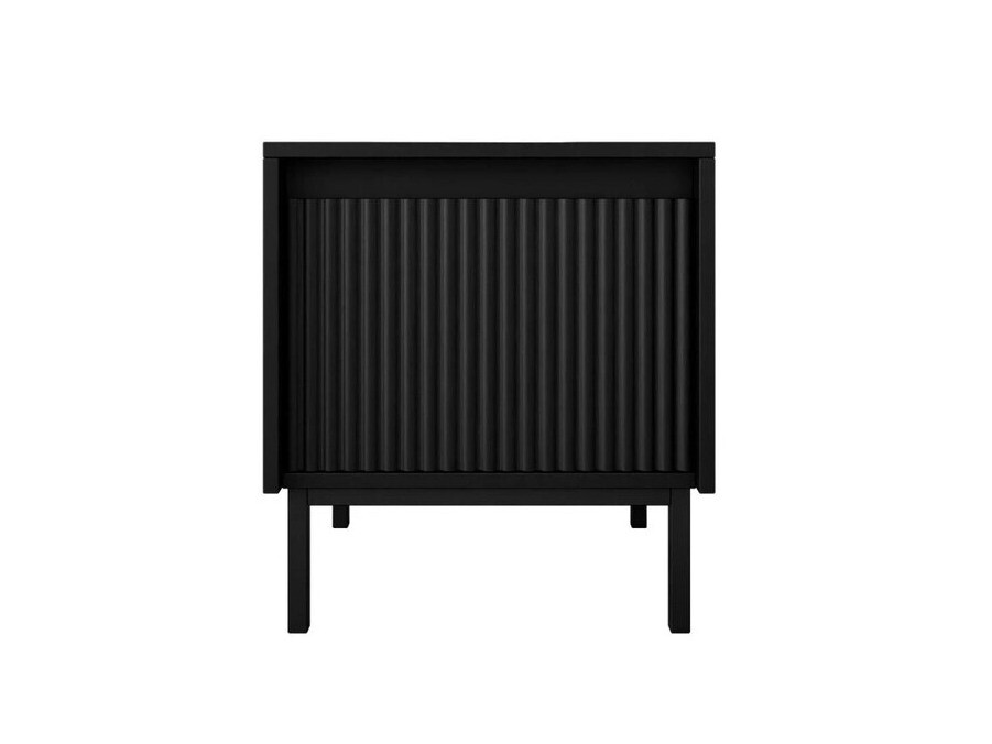 Éjjeliszekrény Comfivo Delruva (Fekete)