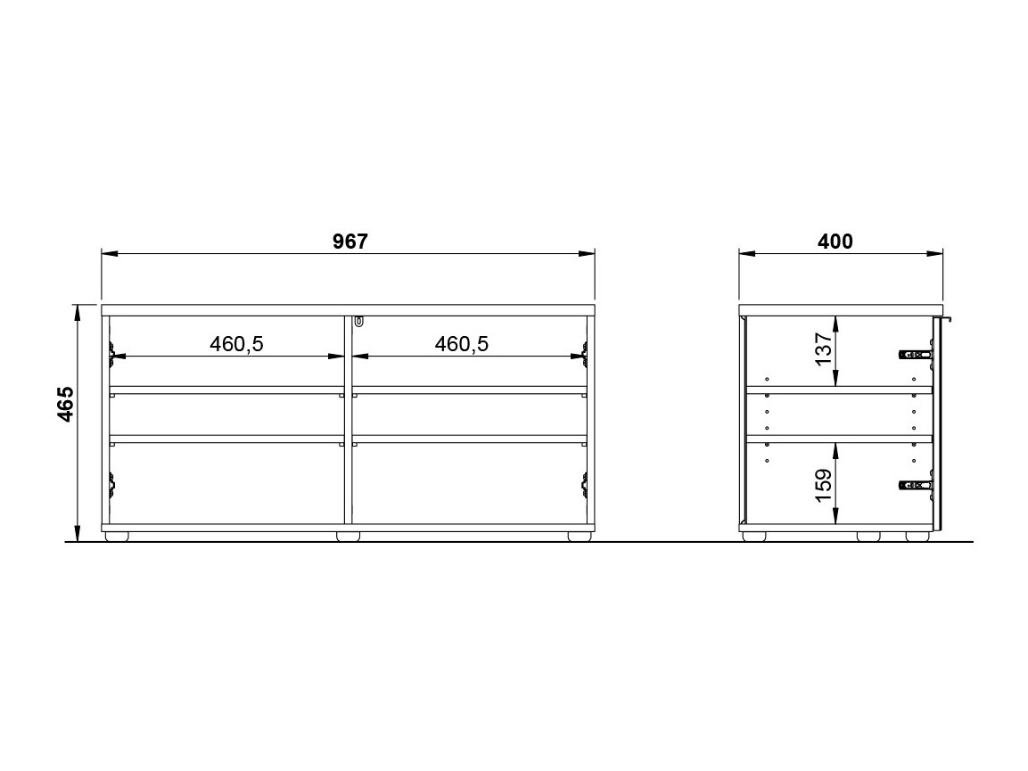 Cipőtároló Fivsori 106 (Fehér)