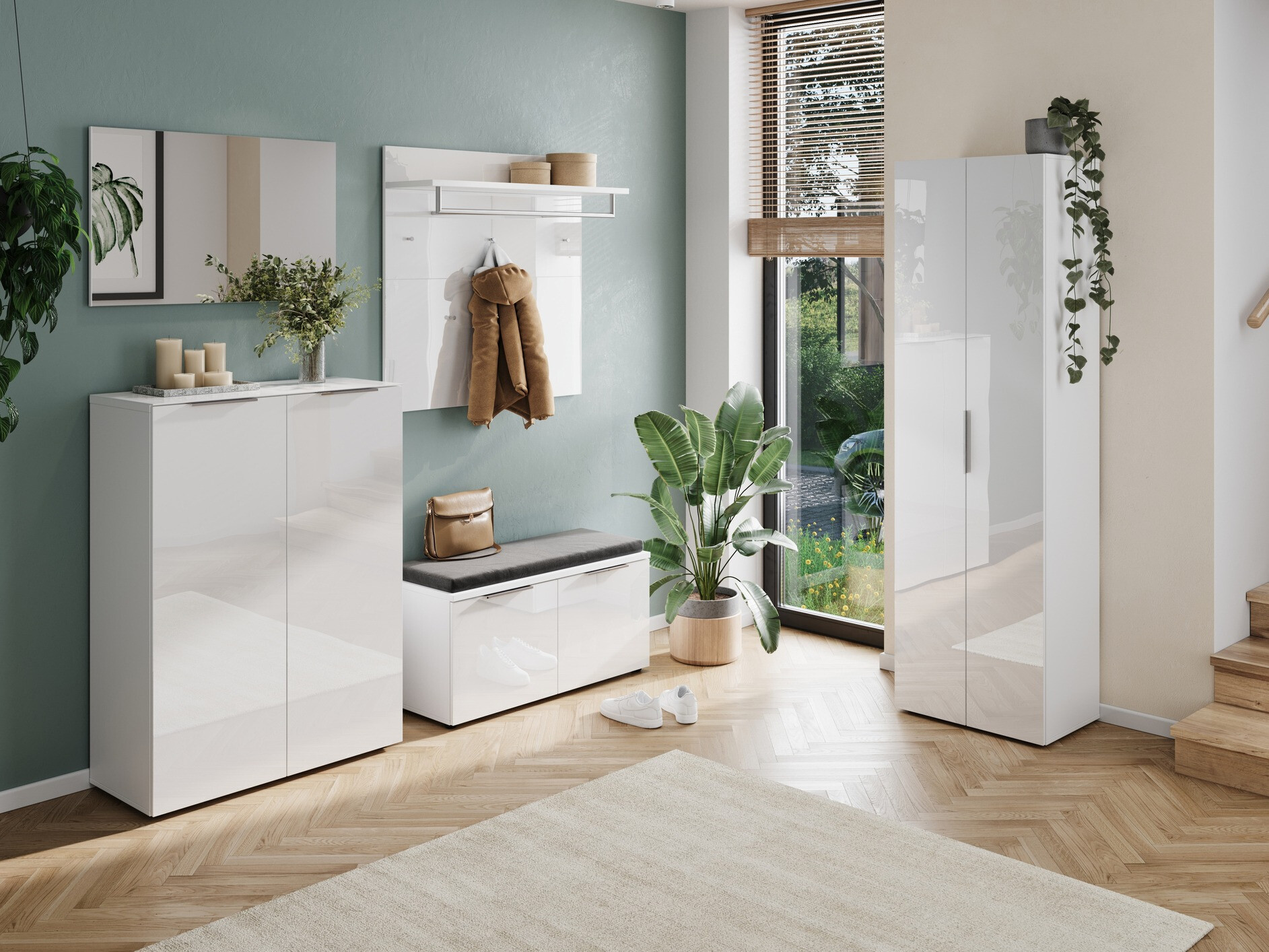 Gardróbszekrény Fivsori 108 (Fehér)