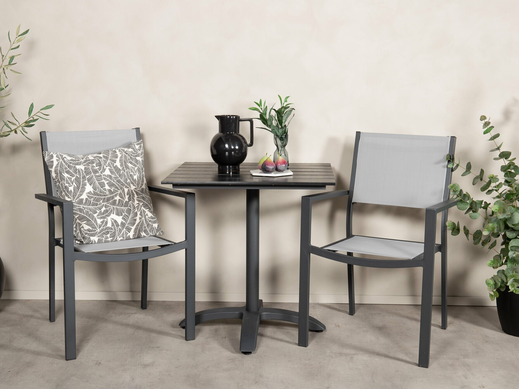 Erkélybútor-készlet Dallas 4407 (Világosszürke)