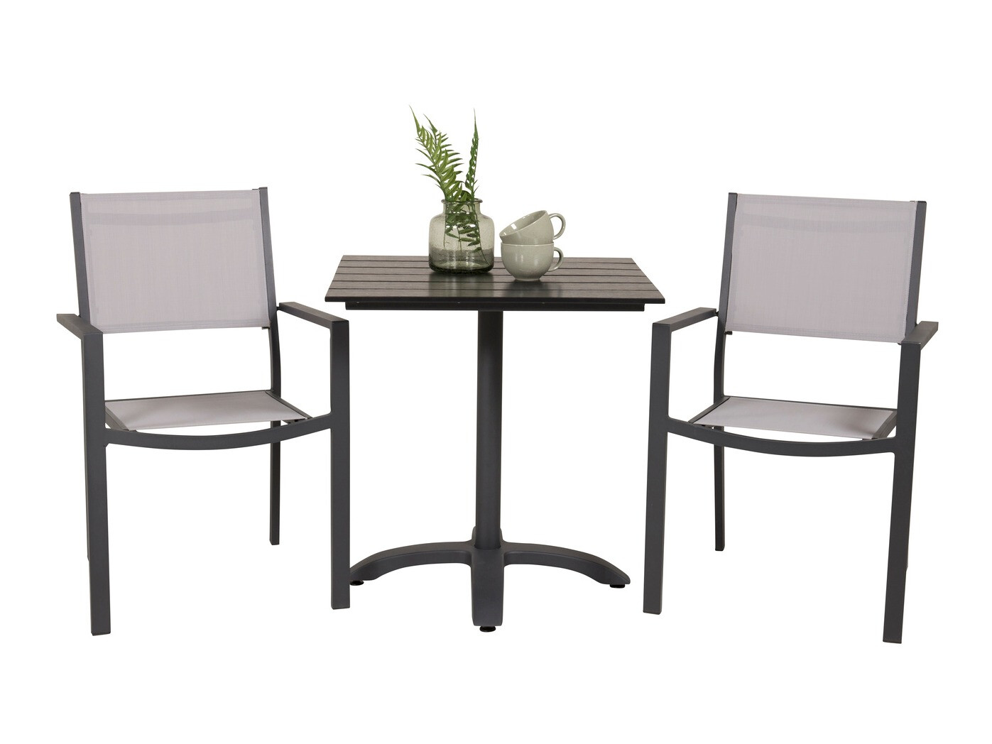 Erkélybútor-készlet Dallas 4407 (Világosszürke)