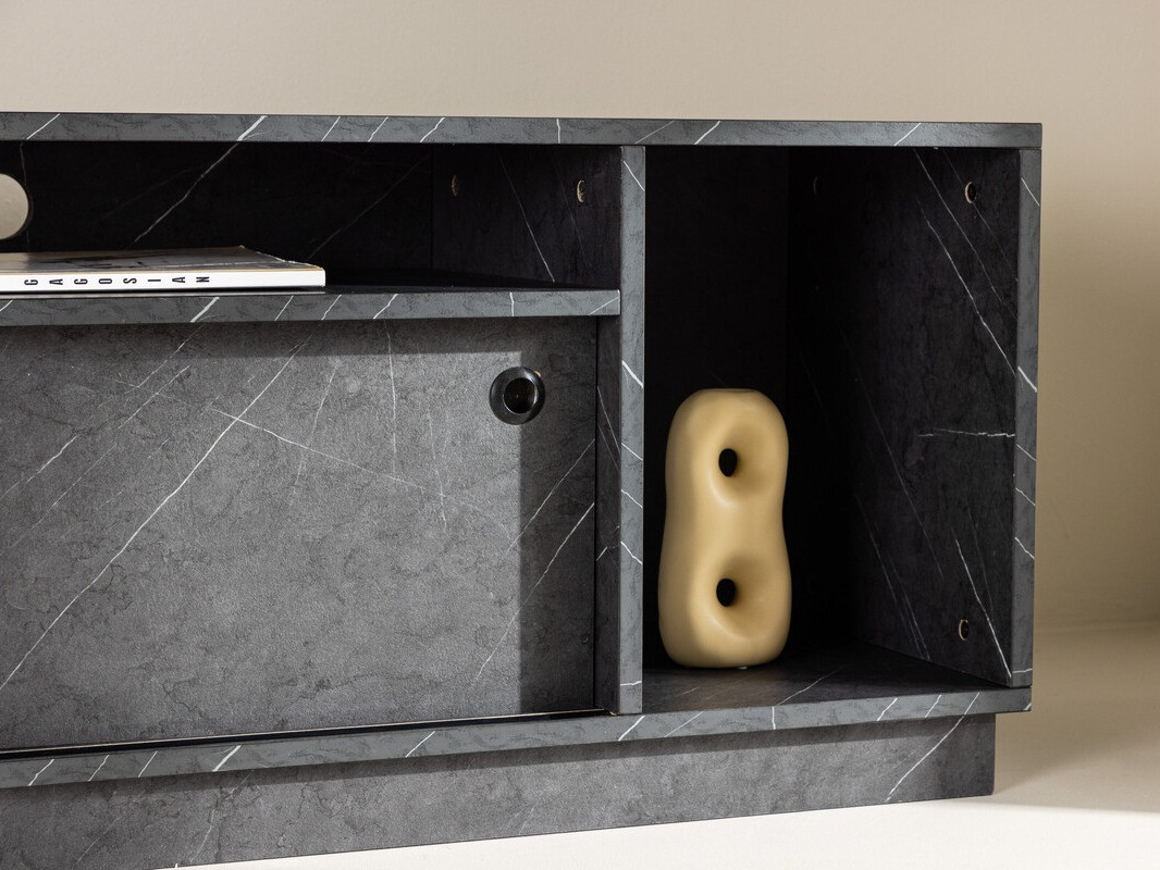 TV-állvány Dallas 4414 (Fekete)