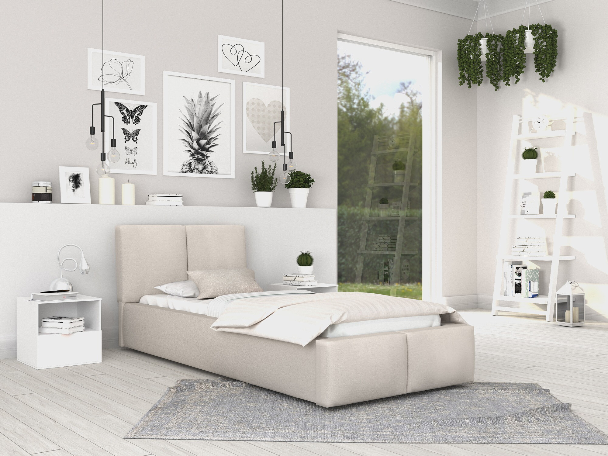 Ágy Fairfield 109 (Krém)