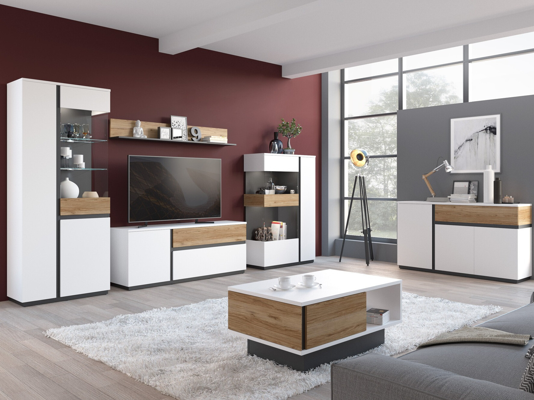 Könyvespolc Livflou 105