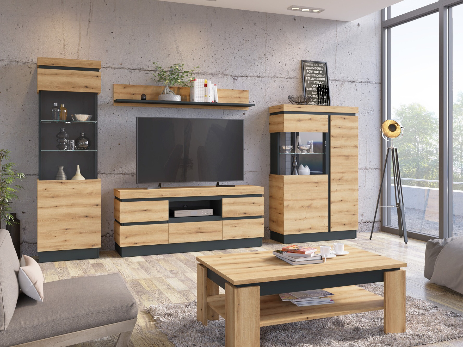 Fali polc Enocira 109