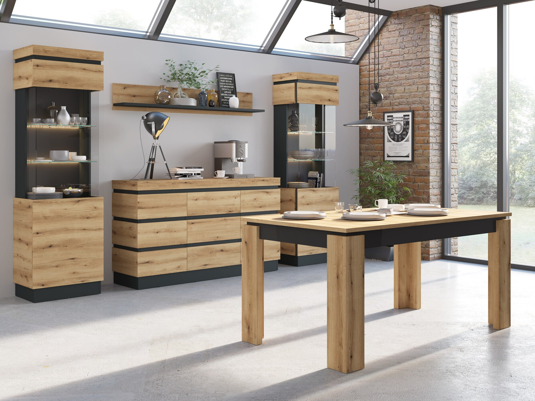 Fali polc Enocira 109