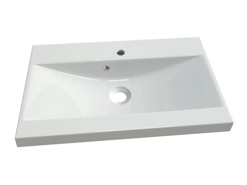 Fürdőszobai garnitúra Sarasota 140 (Fényes fehér + Fehér)